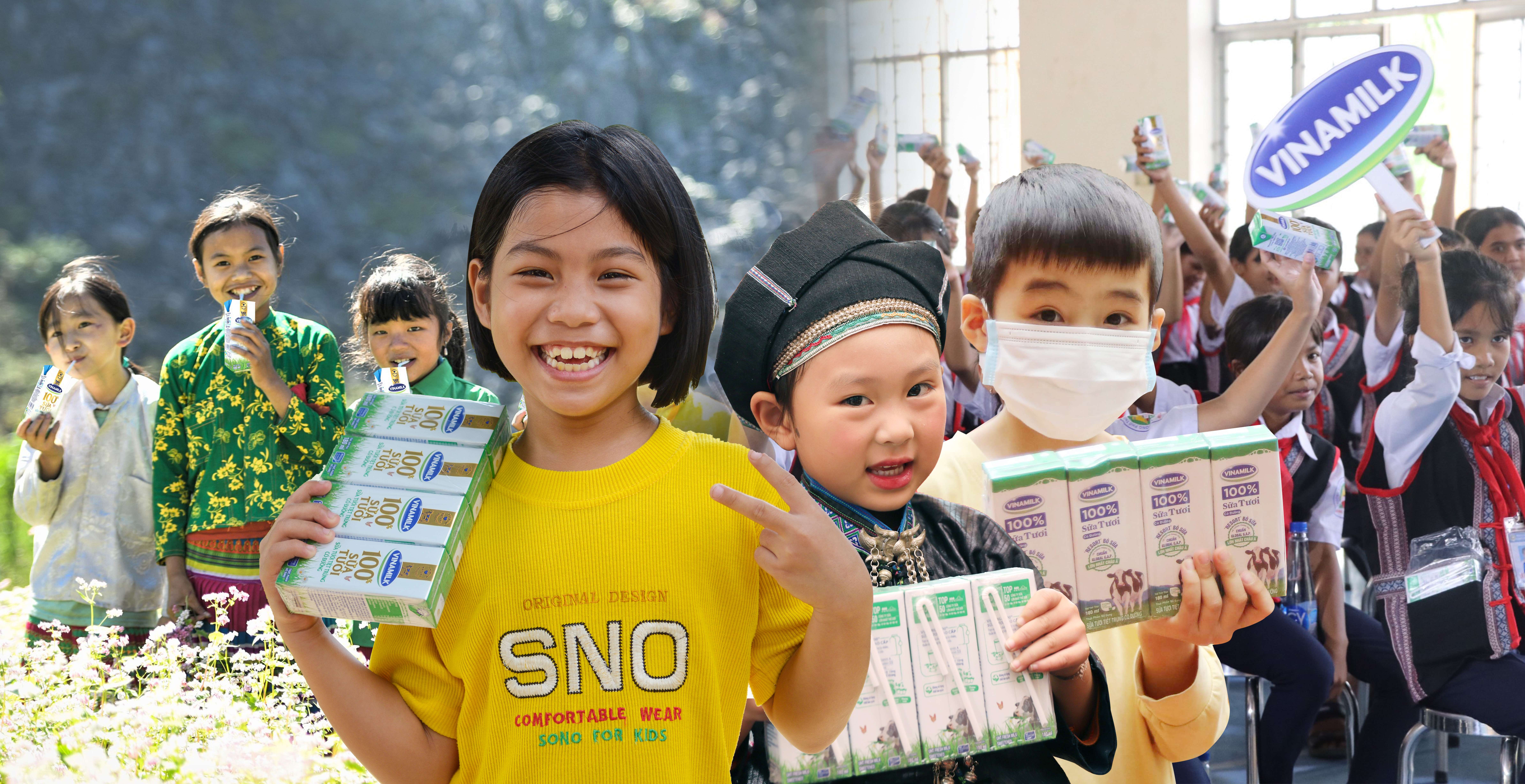Triệu ly sữa yêu thương, triệu nụ cười hạnh phúc